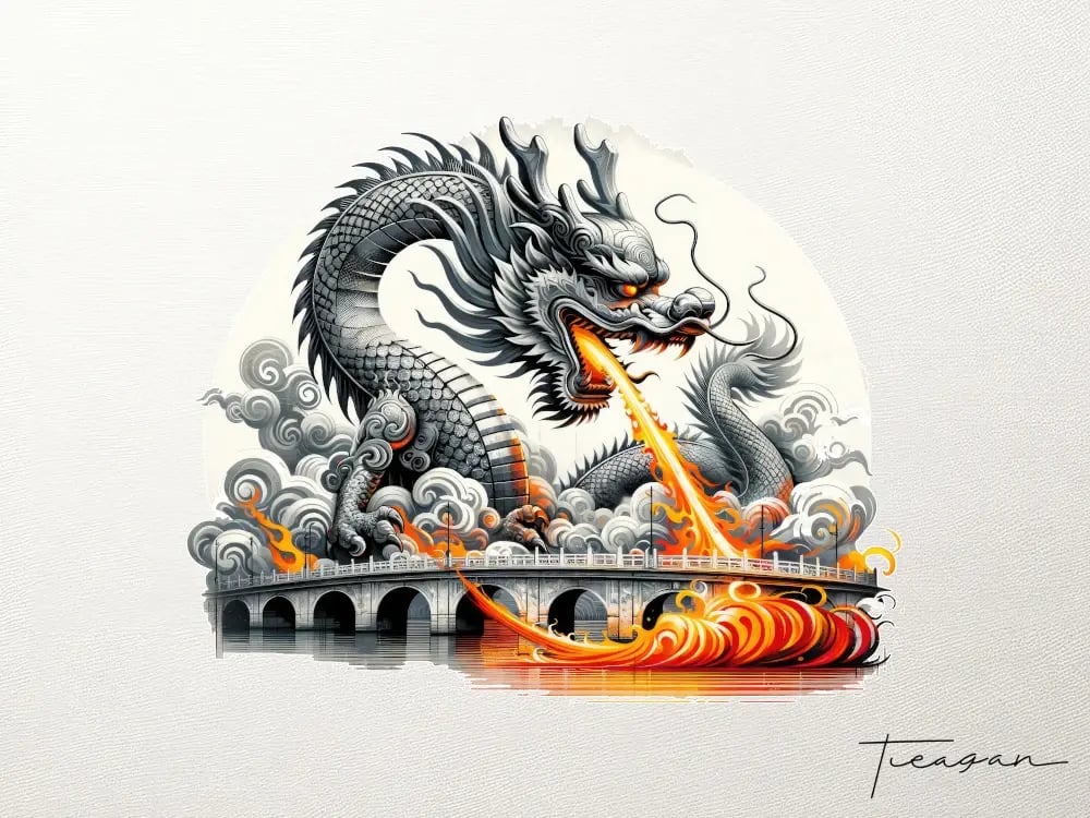 Dragon Bridge Flame